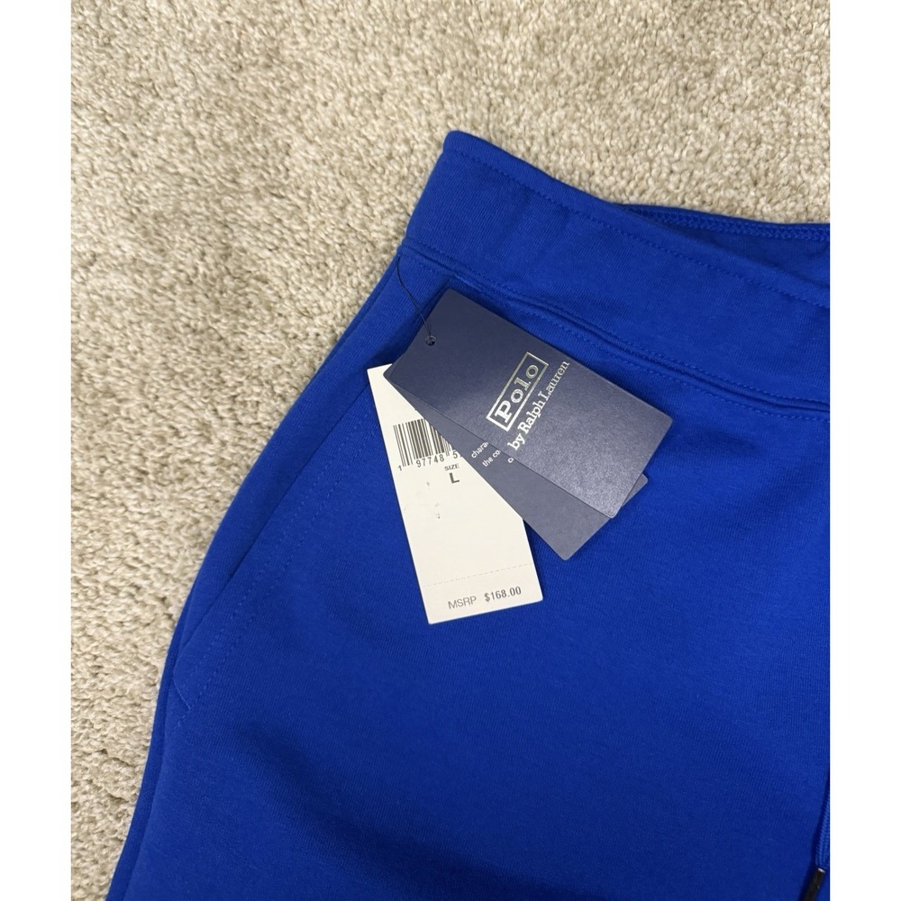 Polo Ralph Lauren Double Knit Athletic Shorts Blue Size L - Picture 5 of 5